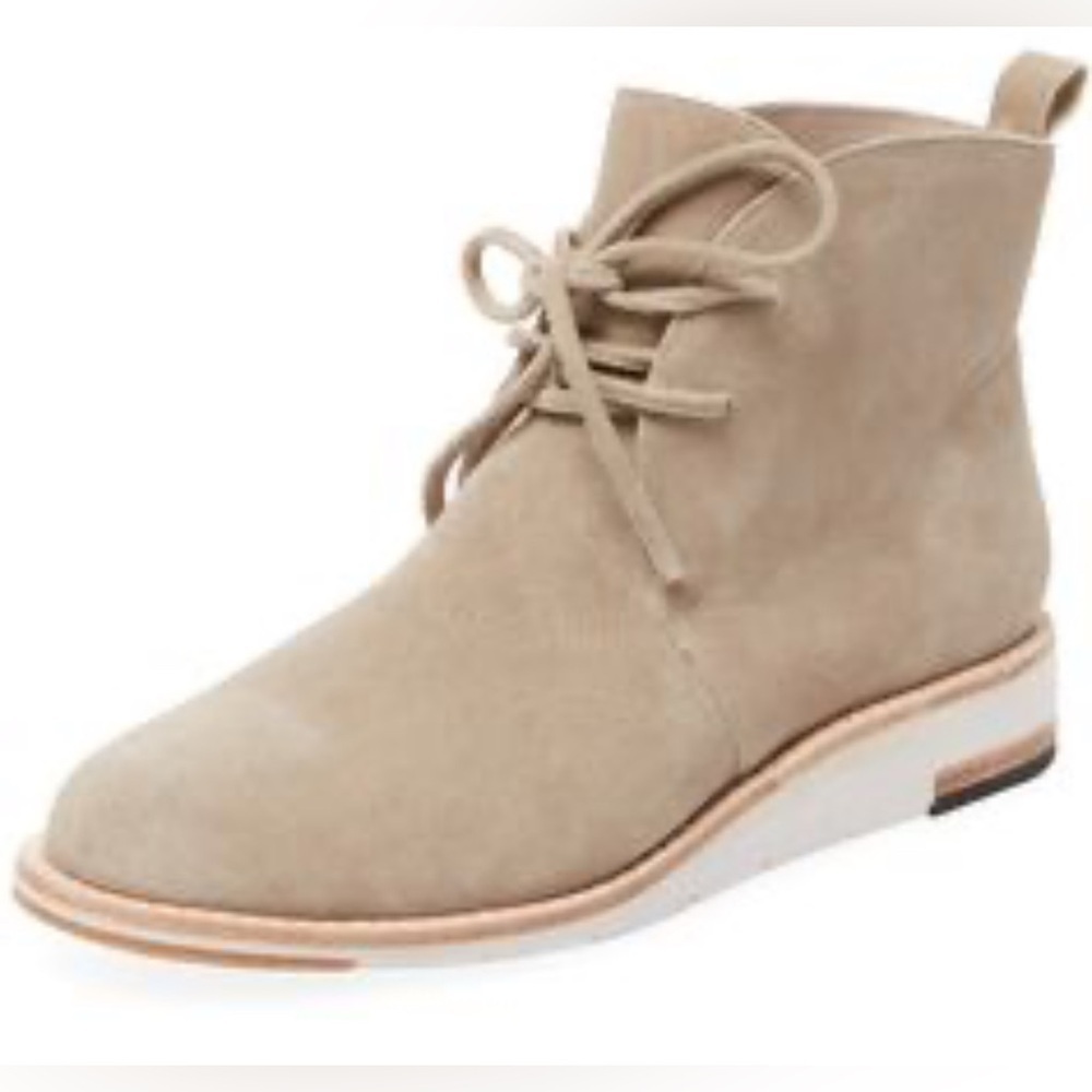 Matt Bernson Anthropologie Women’s Gray Suede Chukka Boots, Sz 9